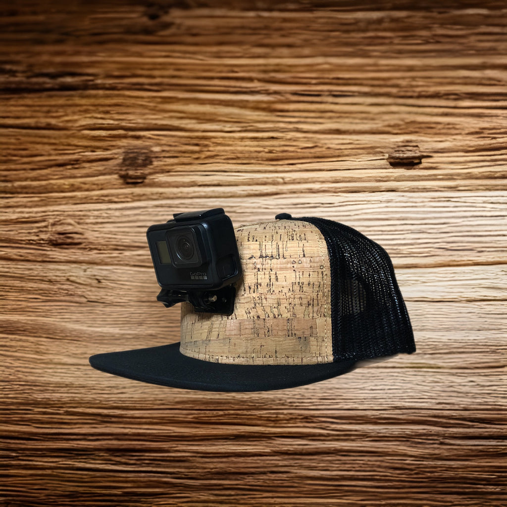 #ActionHatCustom: Cork Mesh Flat Bill