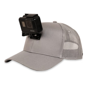 ActionHat Mesh: Gray Curved Bill