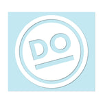 DO DO FACE - 3.5" White Decal - Hat Mount for GoPro