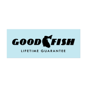 #GOODFISH - 6" Black Decal - Hat Mount for GoPro