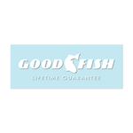 #GOODFISH - 6" White Decal - Hat Mount for GoPro
