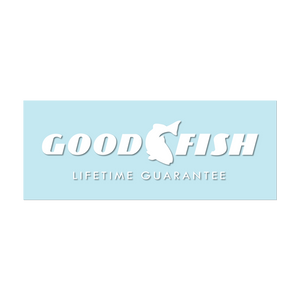 #GOODFISH - 6" White Decal - Hat Mount for GoPro