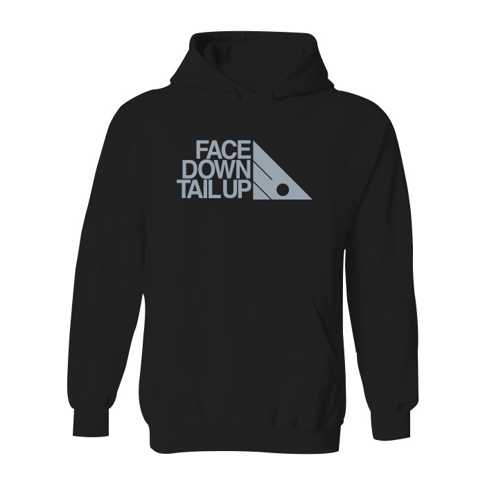 #FACEDOWNTAILUP Classic Heavy Hoodie - Gray Print