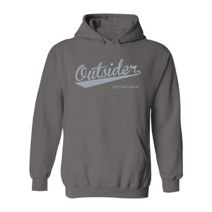 #OUTSIDER Classic Heavy Hoodie - Gray Print