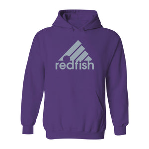 #REDFISH Classic Heavy Hoodie - Gray Print