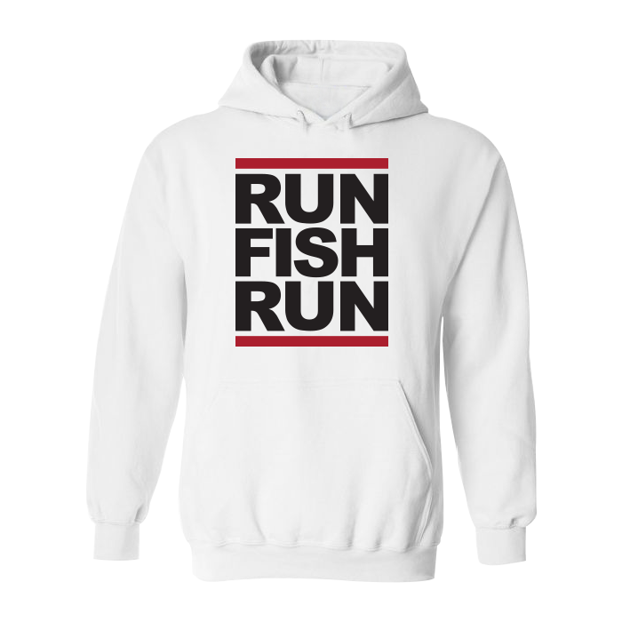 #RUNFISHRUN Classic Heavy Hoodie - Hat Mount for GoPro