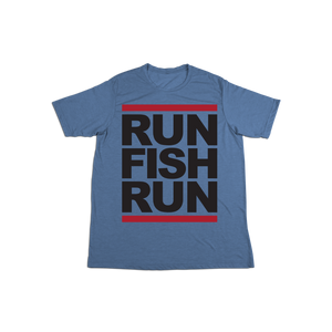 #RUNFISHRUN YOUTH Soft Shirt - Black - Hat Mount for GoPro