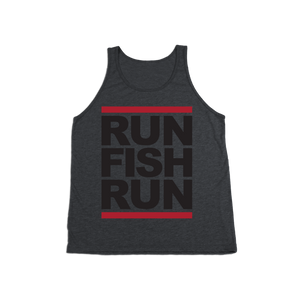 #RUNFISHRUN YOUTH Tank Top - Black - Hat Mount for GoPro