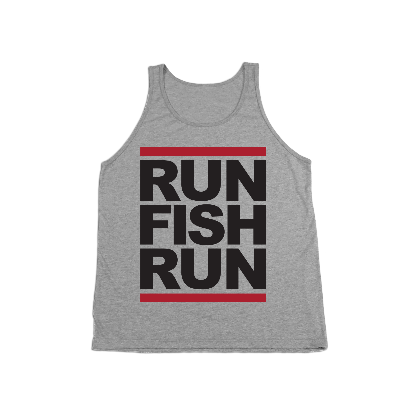 #RUNFISHRUN YOUTH Tank Top - Black - Hat Mount for GoPro