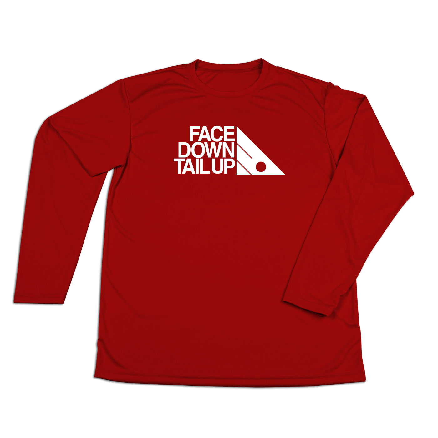 #FACEDOWNTAILUP Performance Long Sleeve Shirt - Hat Mount for GoPro