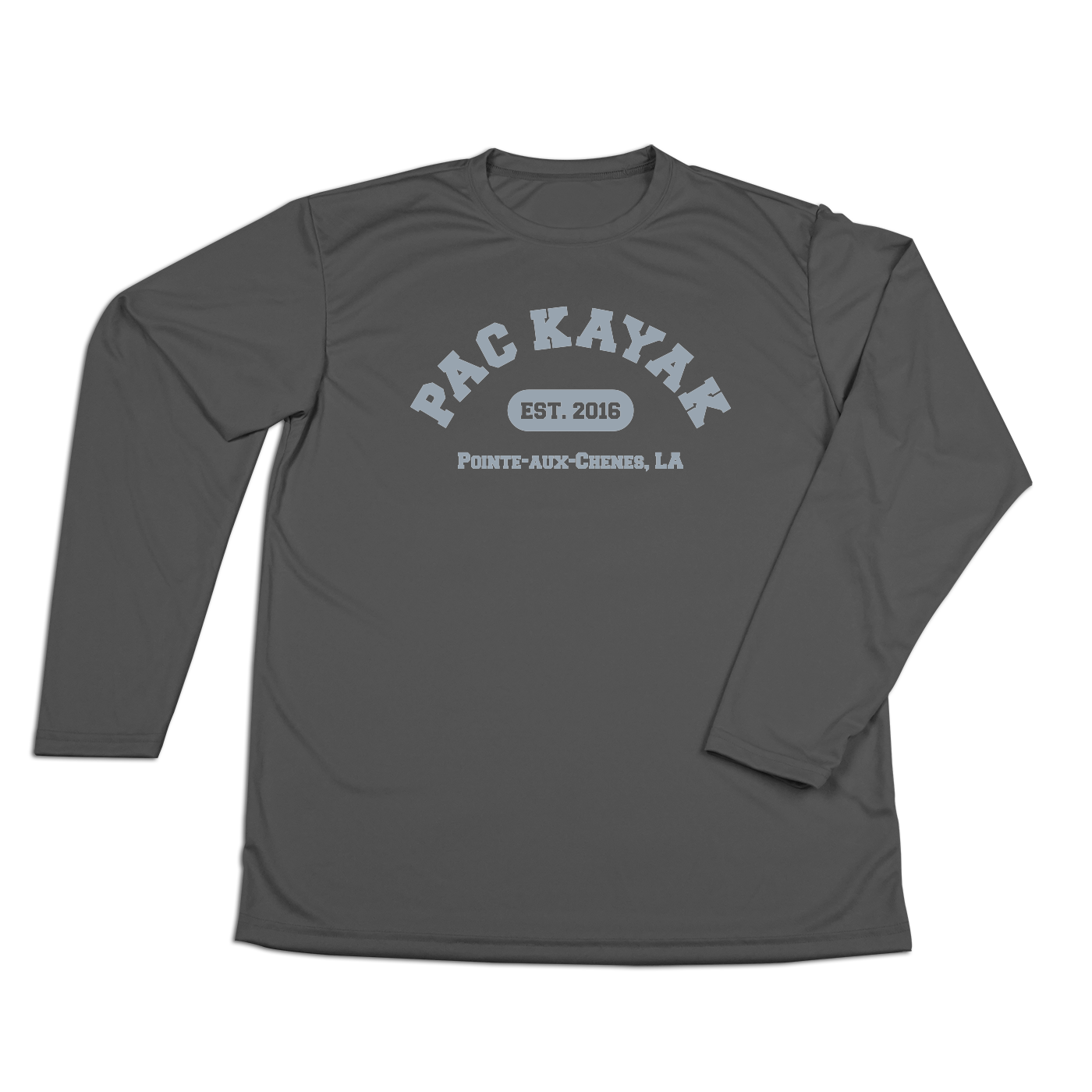 #PACKAYAK Performance Long Sleeve Shirt - Gray Print