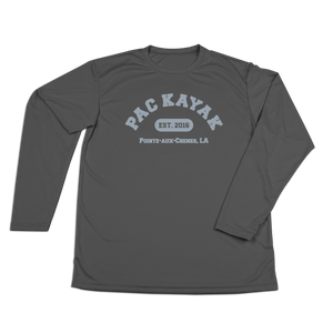 #PACKAYAK Performance Long Sleeve Shirt - Gray Print