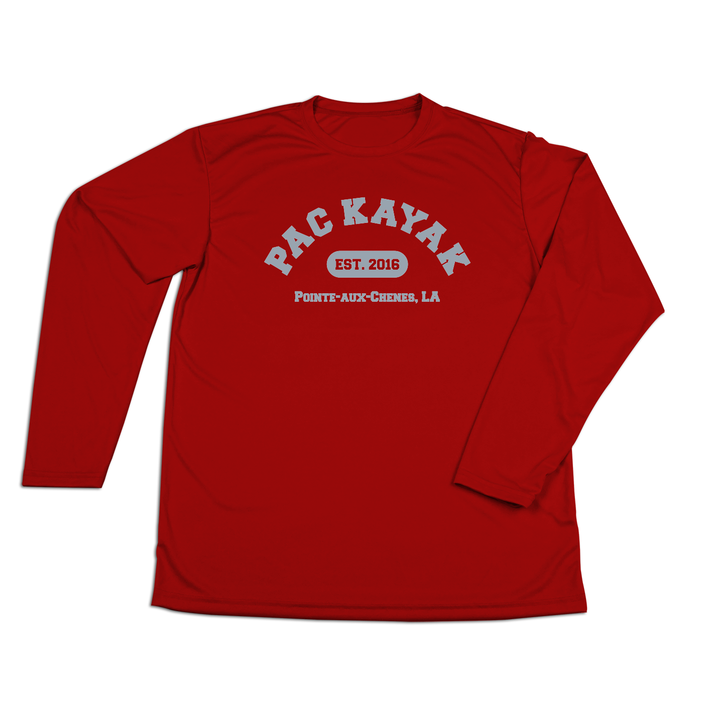 #PACKAYAK Performance Long Sleeve Shirt - Gray Print