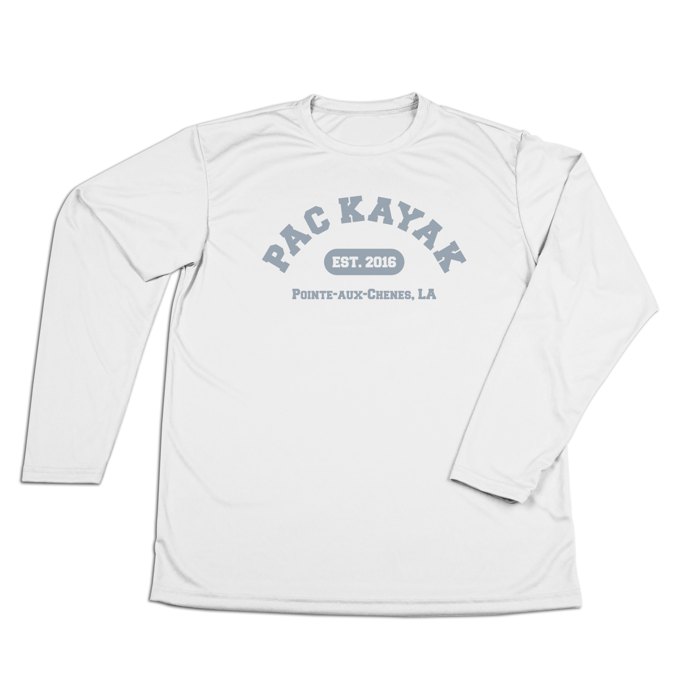 #PACKAYAK Performance Long Sleeve Shirt - Gray Print