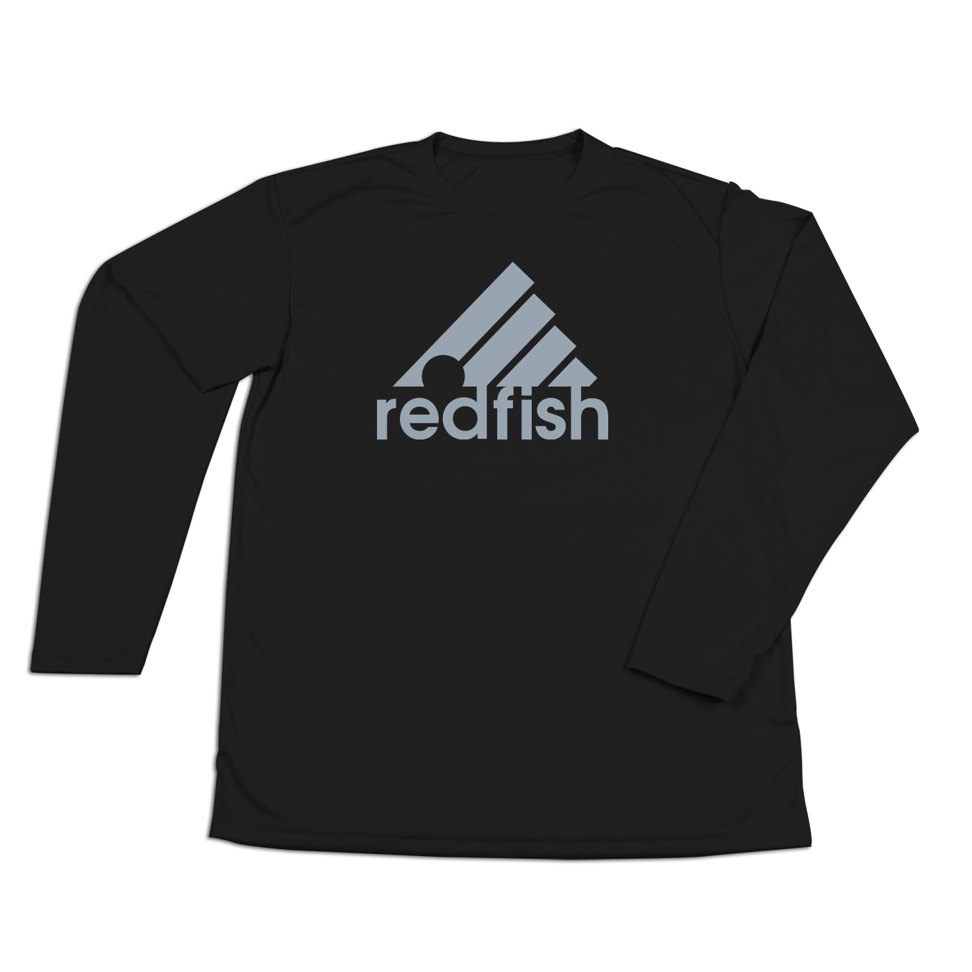 #REDFISH Performance Long Sleeve Shirt - Gray Print