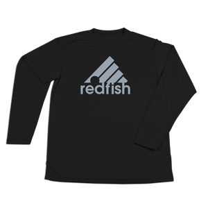 #REDFISH Performance Long Sleeve Shirt - Gray Print