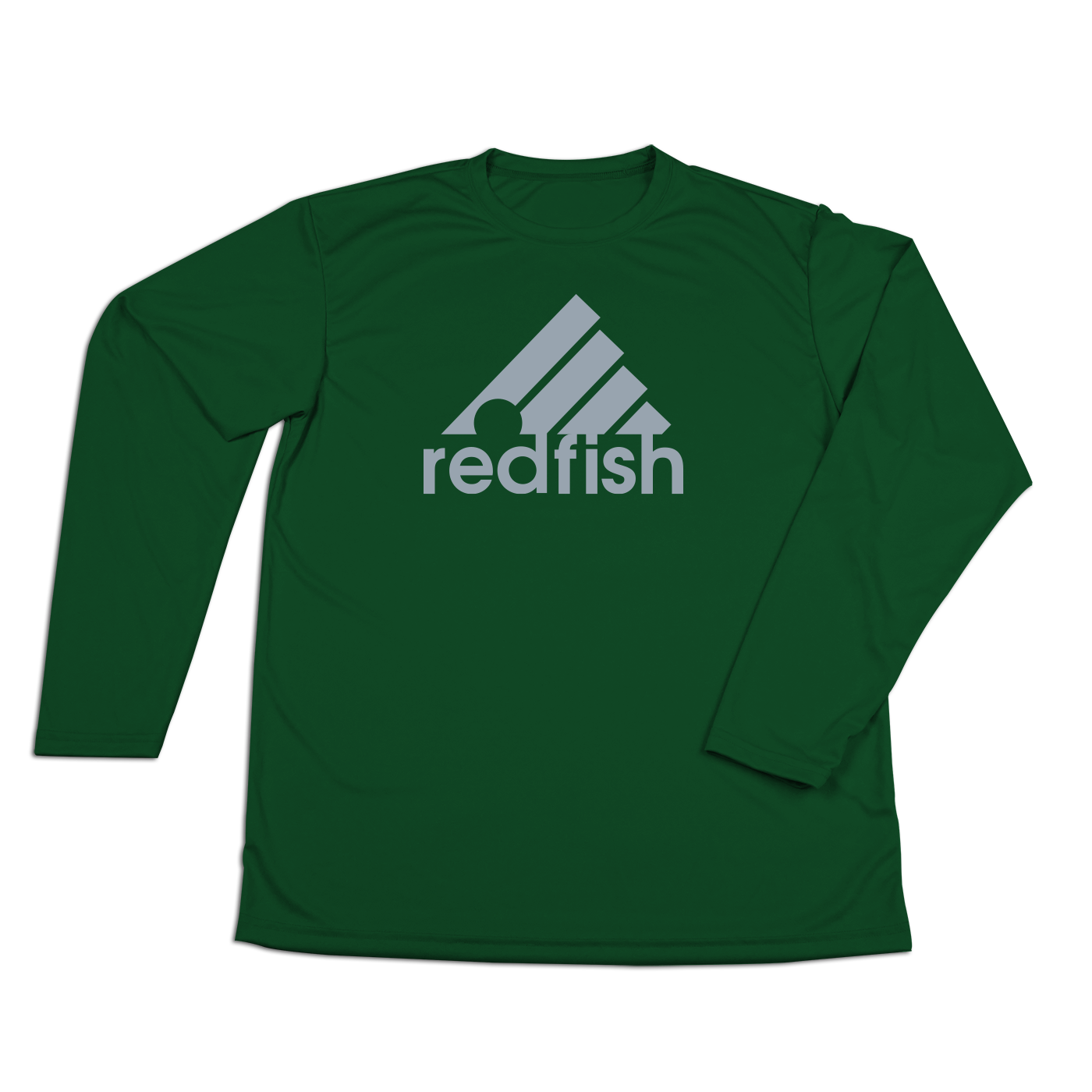 #REDFISH Performance Long Sleeve Shirt - Gray Print