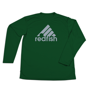 #REDFISH Performance Long Sleeve Shirt - Gray Print