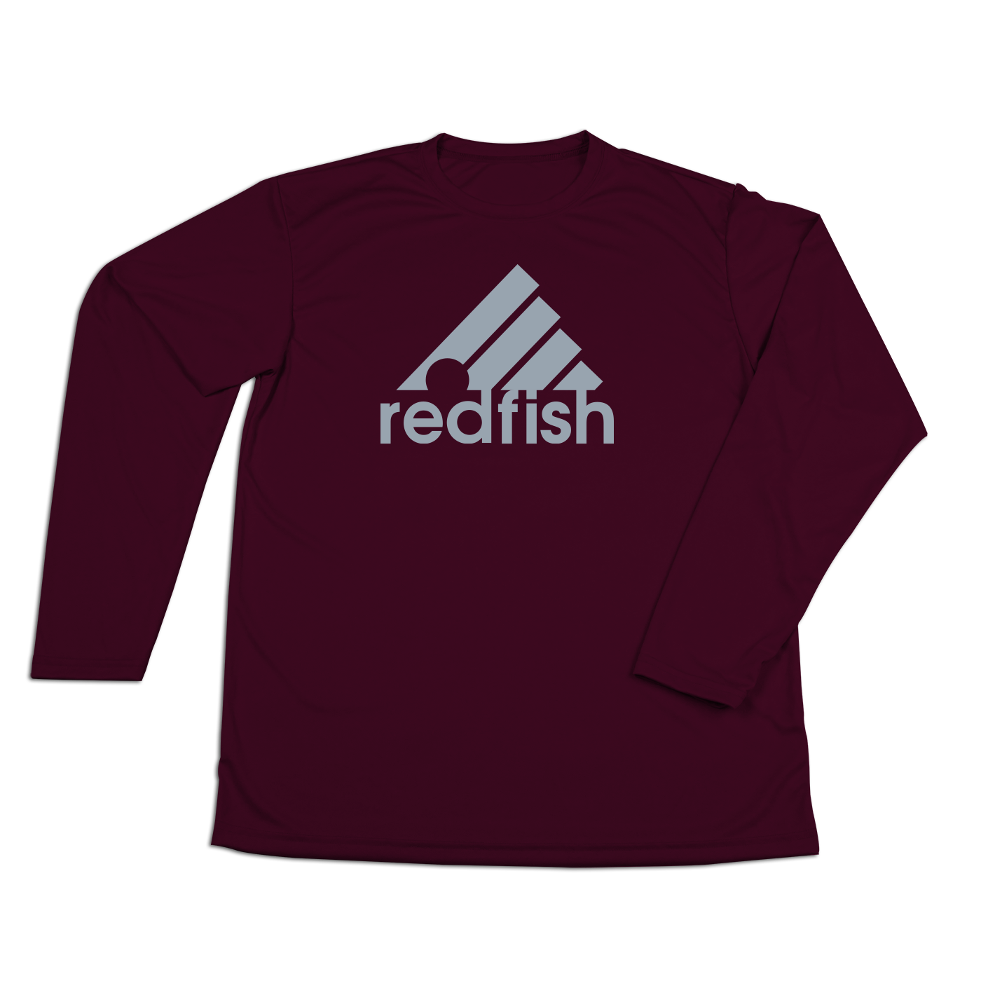 #REDFISH Performance Long Sleeve Shirt - Gray Print