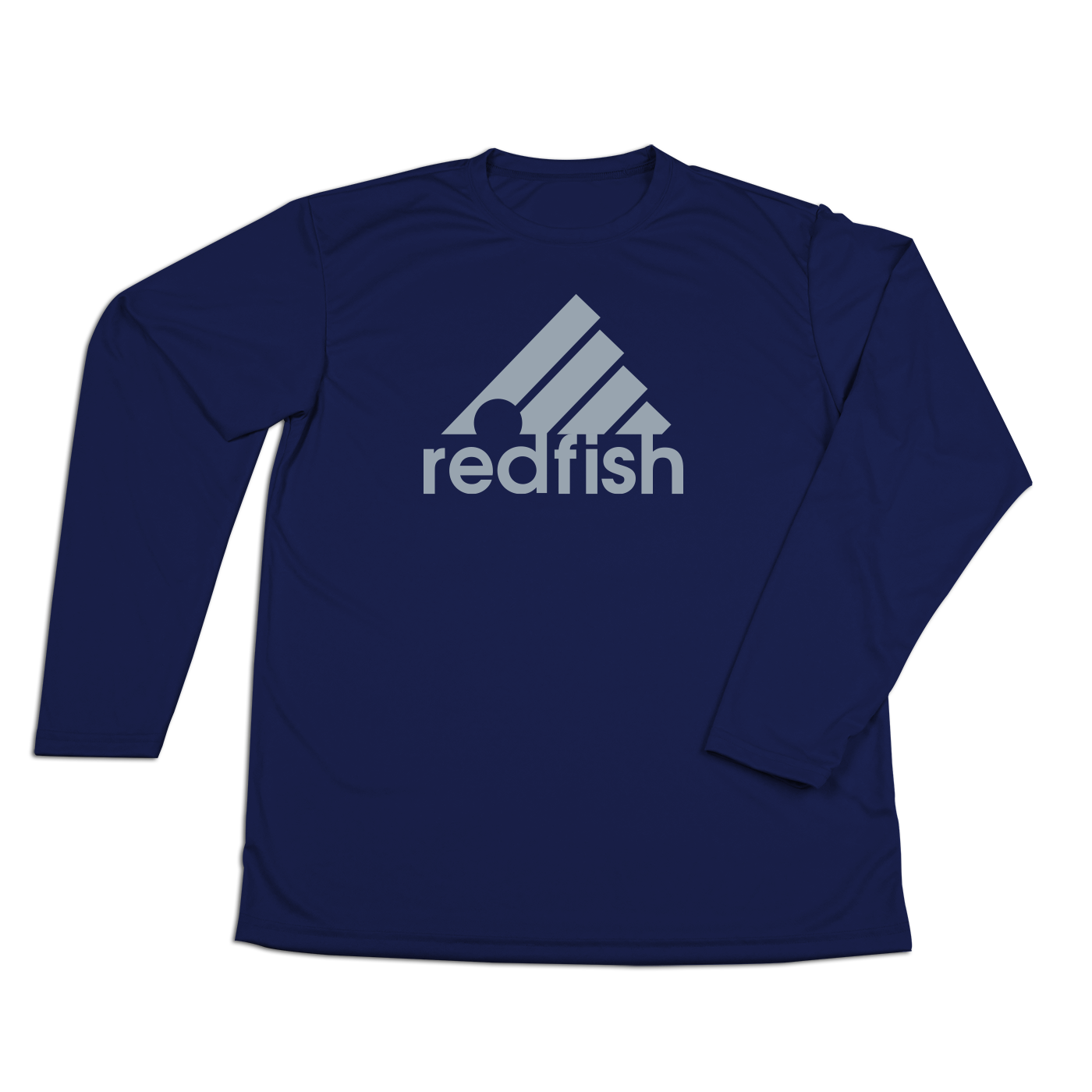 #REDFISH Performance Long Sleeve Shirt - Gray Print