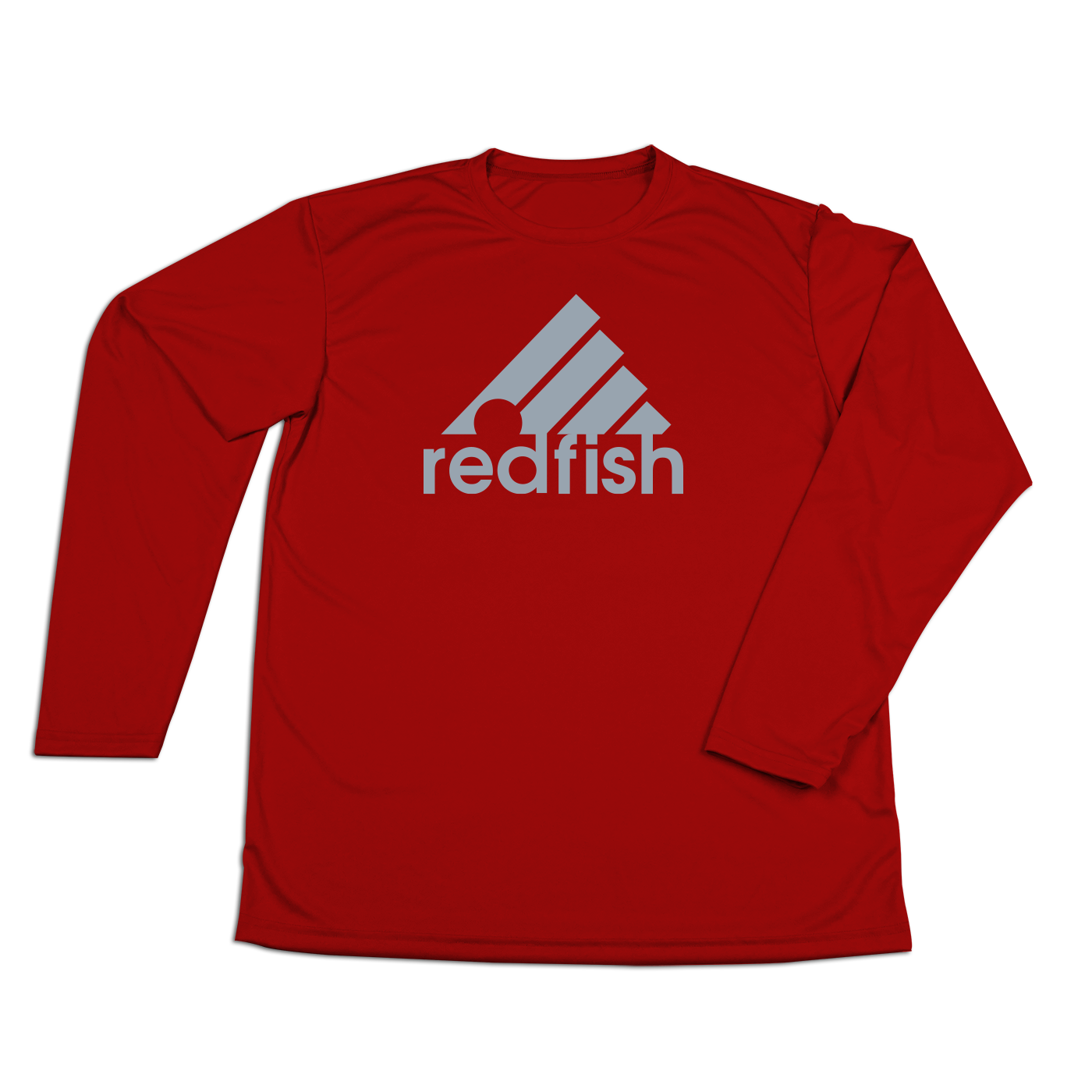#REDFISH Performance Long Sleeve Shirt - Gray Print