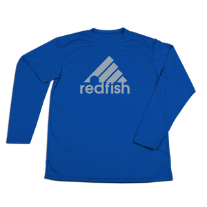 #REDFISH Performance Long Sleeve Shirt - Gray Print