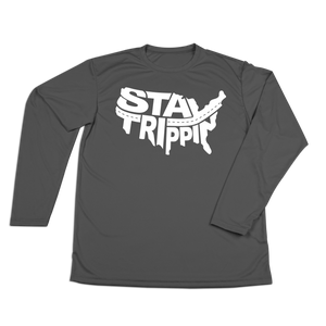 #STAYTRIPPIN USA YOUTH Performance Long Sleeve Shirt - Hat Mount for GoPro