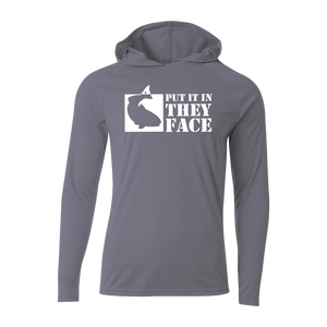 #PUTITINTHEYFACE Performance Long Sleeve Hoodie