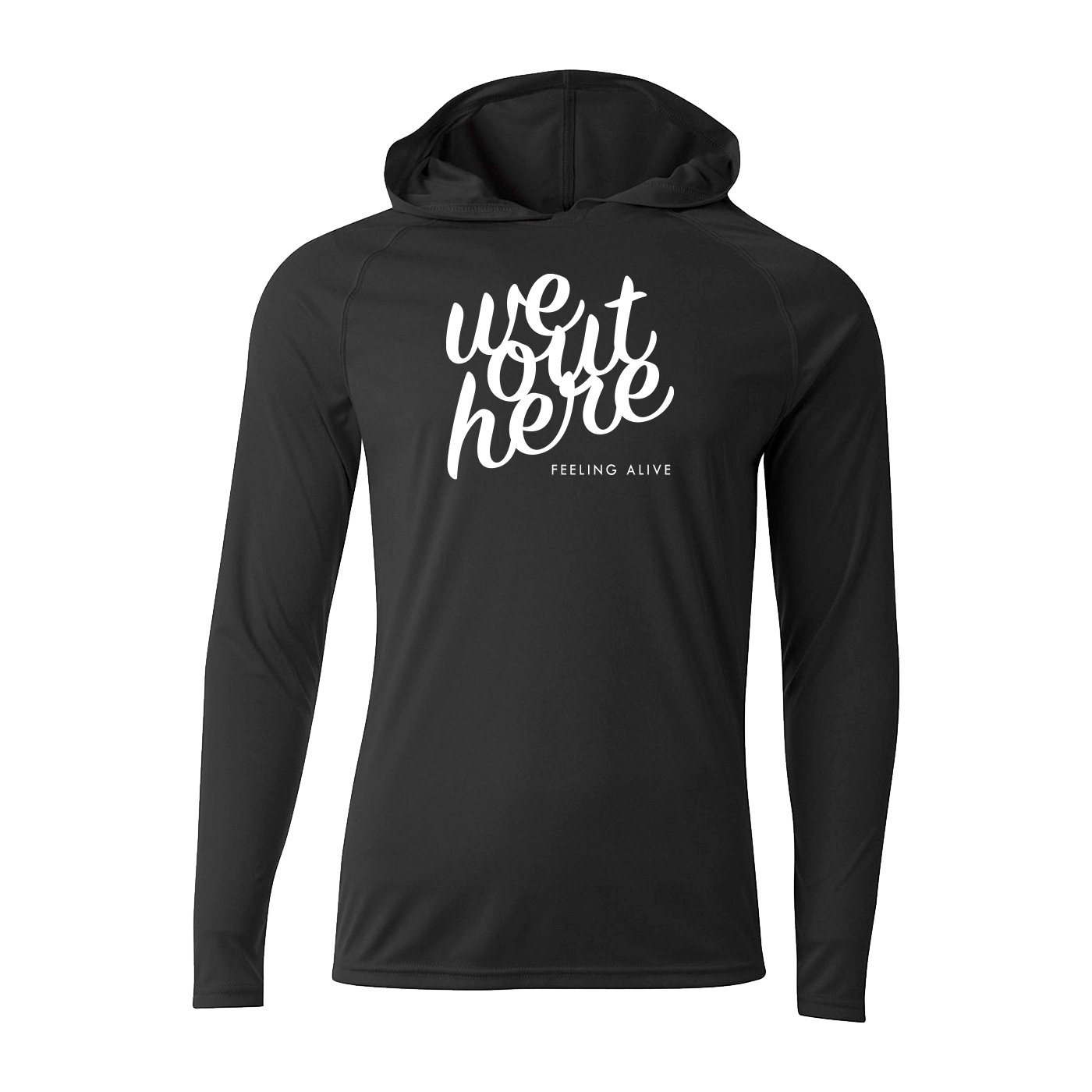 #WEOUTHERE Performance Long Sleeve Hoodie