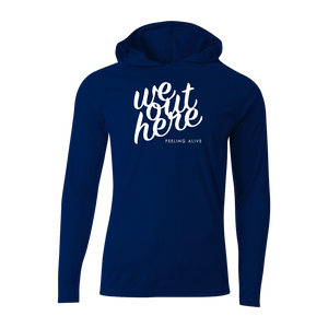 #WEOUTHERE Performance Long Sleeve Hoodie