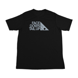 #FACEDOWNTAILUP Soft Short Sleeve Shirt - Gray Print