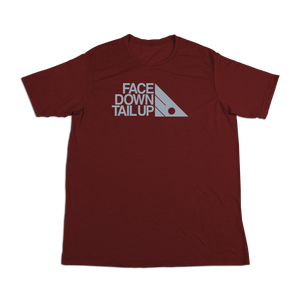 #FACEDOWNTAILUP Soft Short Sleeve Shirt - Gray Print