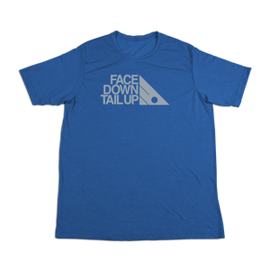 #FACEDOWNTAILUP Soft Short Sleeve Shirt - Gray Print