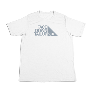 #FACEDOWNTAILUP Soft Short Sleeve Shirt - Gray Print