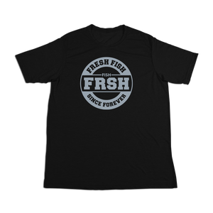 #FRESHFISH Soft Short Sleeve Shirt - Gray Print