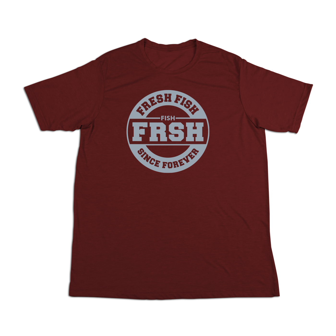 #FRESHFISH Soft Short Sleeve Shirt - Gray Print