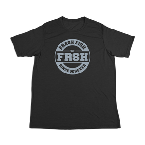 #FRESHFISH Soft Short Sleeve Shirt - Gray Print