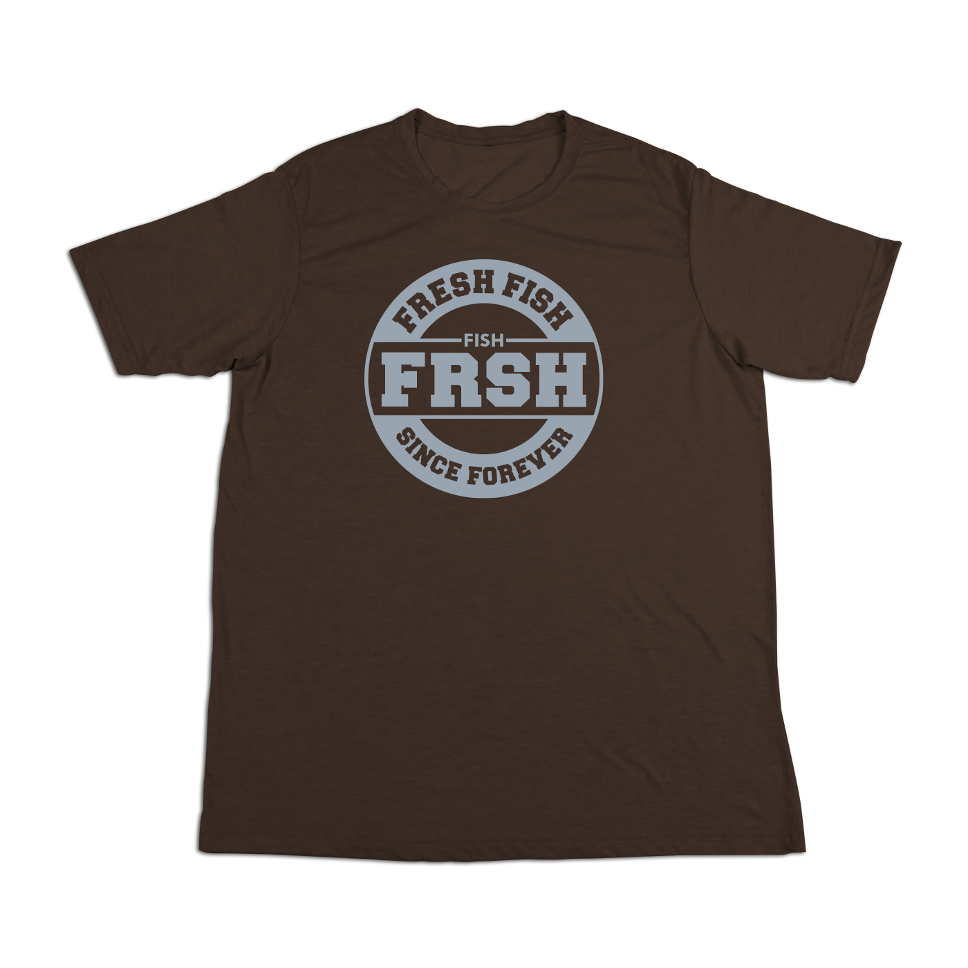 #FRESHFISH Soft Short Sleeve Shirt - Gray Print