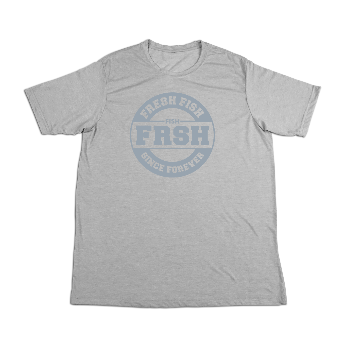 #FRESHFISH Soft Short Sleeve Shirt - Gray Print