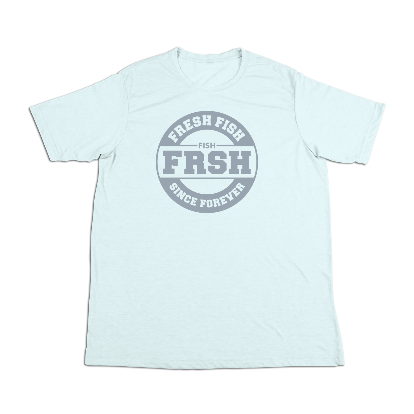 #FRESHFISH Soft Short Sleeve Shirt - Gray Print