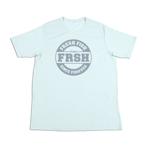 #FRESHFISH Soft Short Sleeve Shirt - Gray Print
