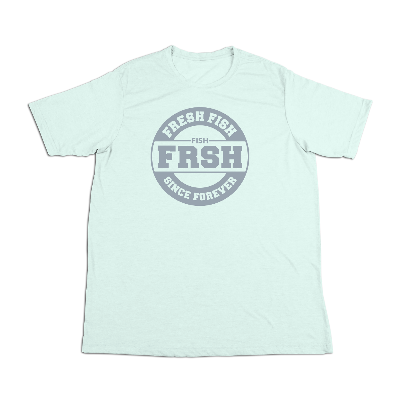 #FRESHFISH Soft Short Sleeve Shirt - Gray Print