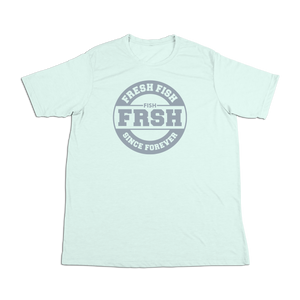 #FRESHFISH Soft Short Sleeve Shirt - Gray Print
