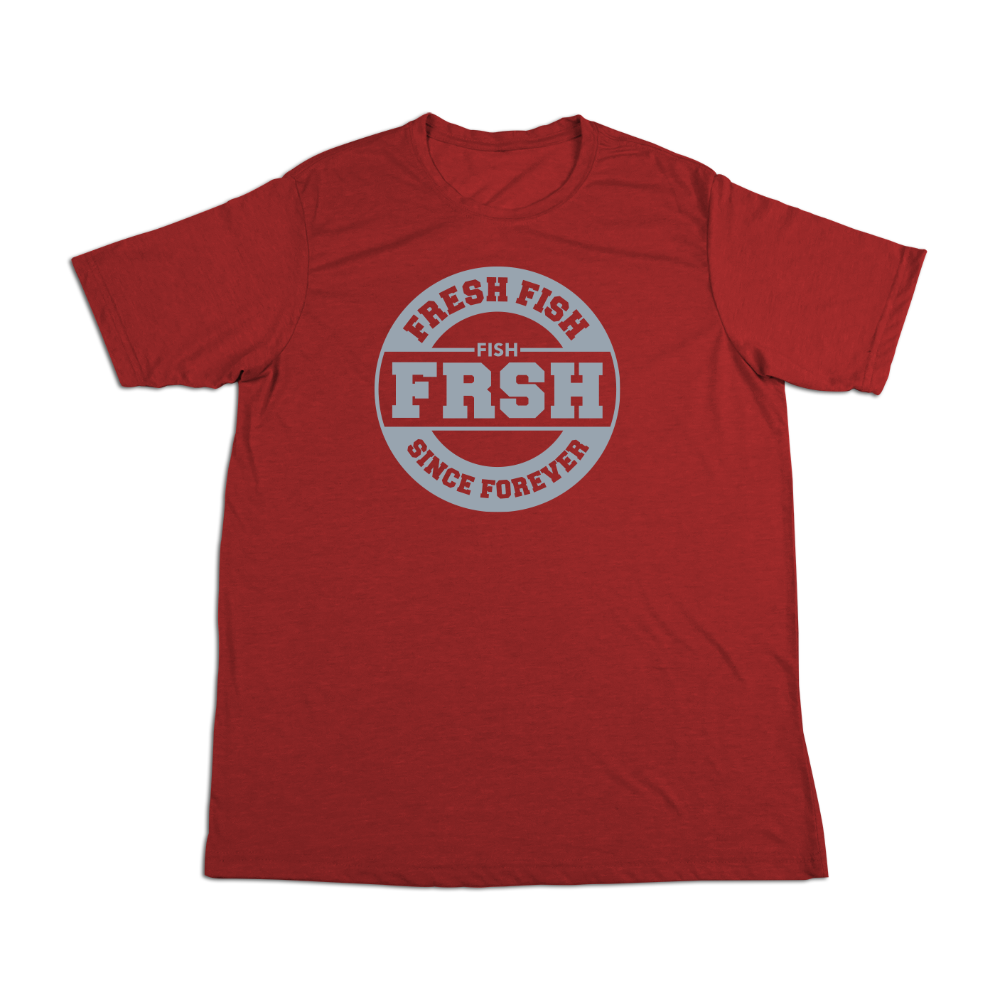 #FRESHFISH Soft Short Sleeve Shirt - Gray Print