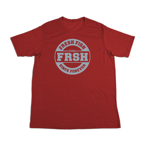 #FRESHFISH Soft Short Sleeve Shirt - Gray Print