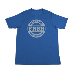 #FRESHFISH Soft Short Sleeve Shirt - Gray Print