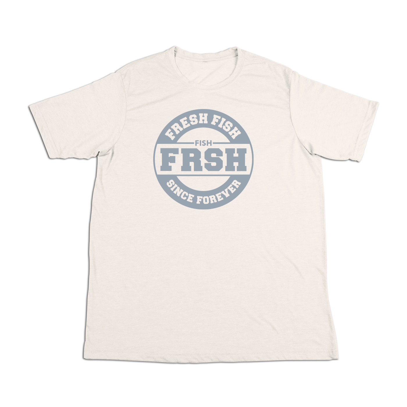 #FRESHFISH Soft Short Sleeve Shirt - Gray Print