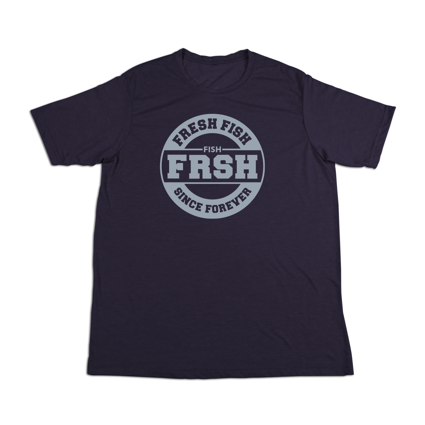 #FRESHFISH Soft Short Sleeve Shirt - Gray Print