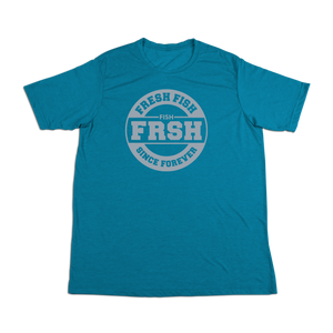 #FRESHFISH Soft Short Sleeve Shirt - Gray Print