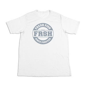 #FRESHFISH Soft Short Sleeve Shirt - Gray Print